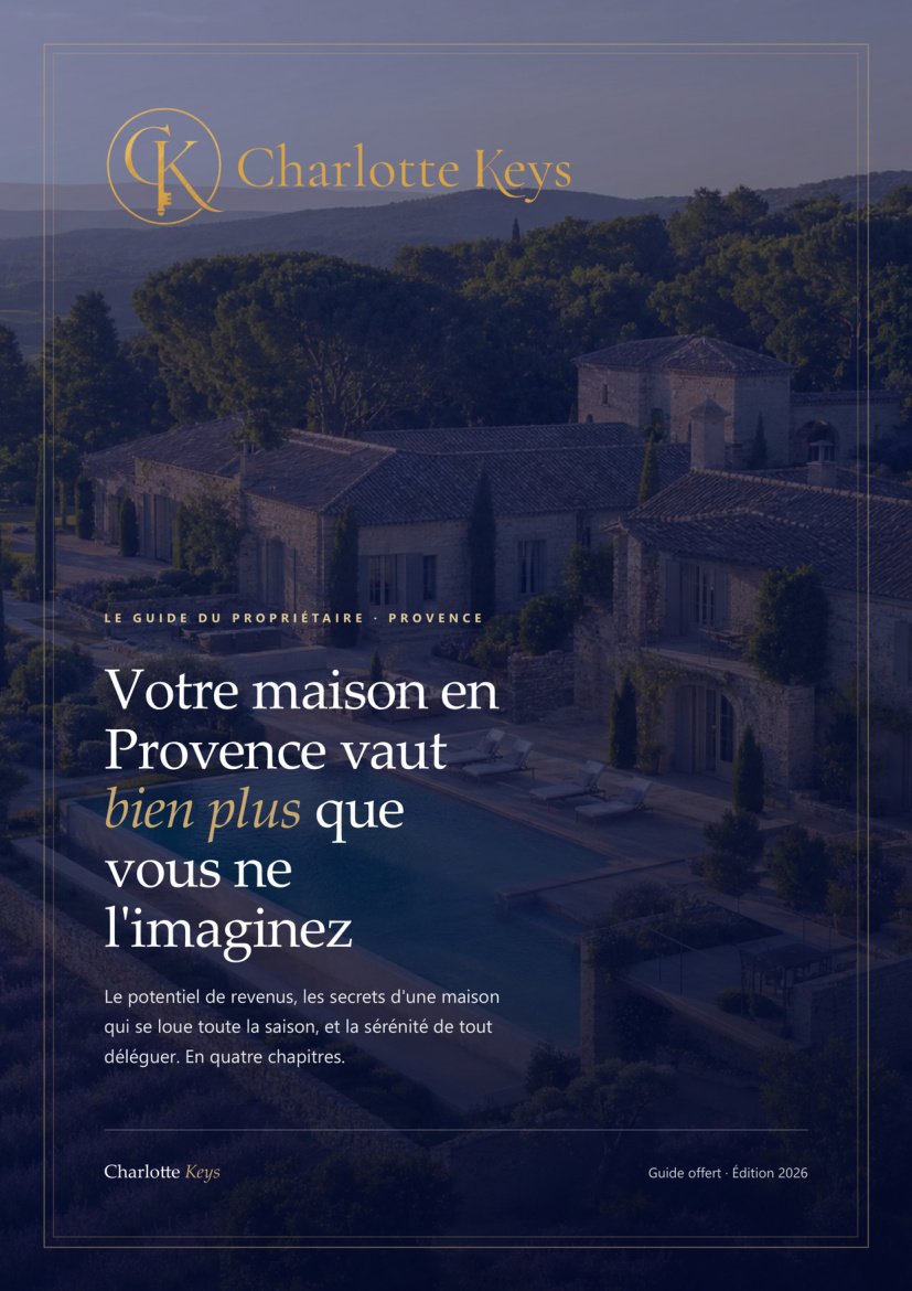 Couverture du guide : rentabiliser votre maison en Provence